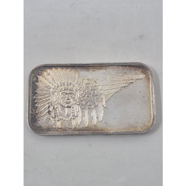 1 Oz .999 Silver Winchester Indiana SilverTowne Bar 