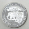 Image 1 : 1 Oz .999 Silver 2013 African Wildlife Elephant Coin 