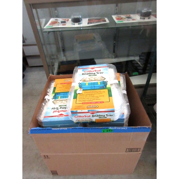 11 New Packs of 3 Critter Trail Bedding Trays by Kaytee