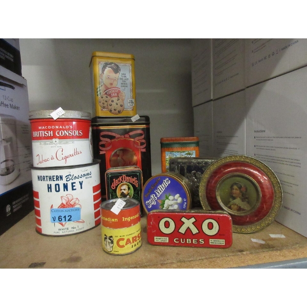 11 Assorted Vintage & Other Collectible Tins