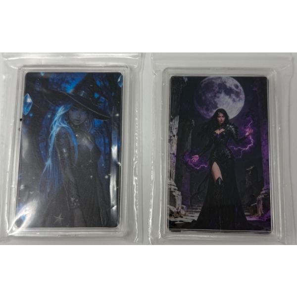 2 x 1 Oz .999 Copper Vixens Series Art Bars
