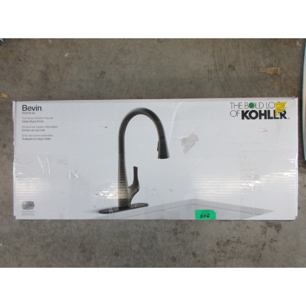 Kohler "Bevin" Pull-Down Kitchen Faucet