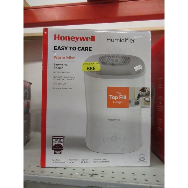 Honeywell Warm Mist Top Fill Humidifier