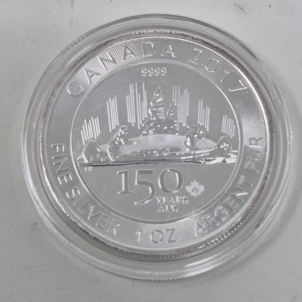 1 Oz .9999 Silver 150th Anniversary Commemorative Coin 