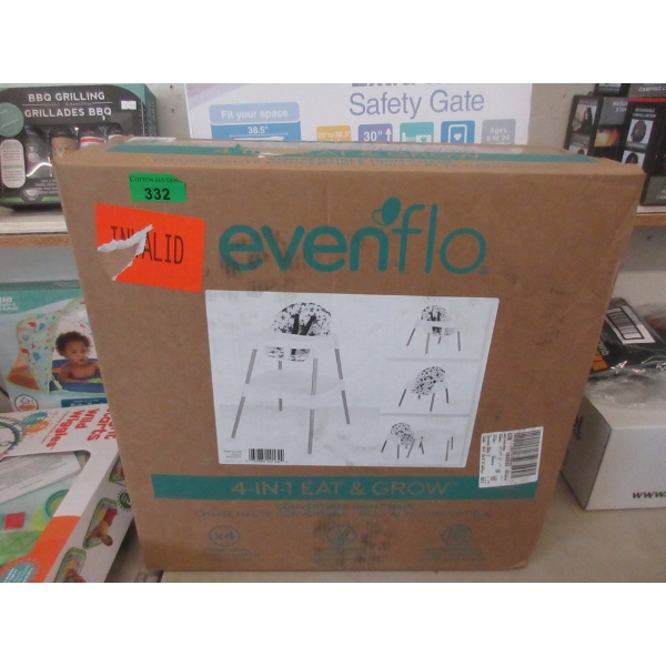 Evenflo 4-in-1 "Eat & Grow" Convertible High Chair