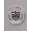 Image 1 : 6.05 Gram .9999 Silver 2018 Alberta Flag Coin 