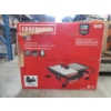 Image 1 : New Craftsman V20 Compact 7" Wet Tile Saw