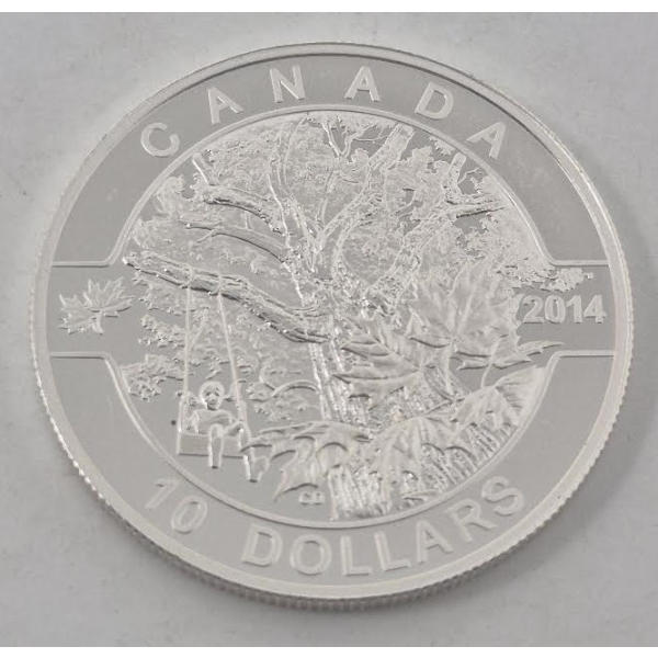1/2 Oz .9999 Silver 2014 Canada Coin 