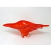 Image 1 : MCM Orange Art Glass Dish - Believed to be EDAG