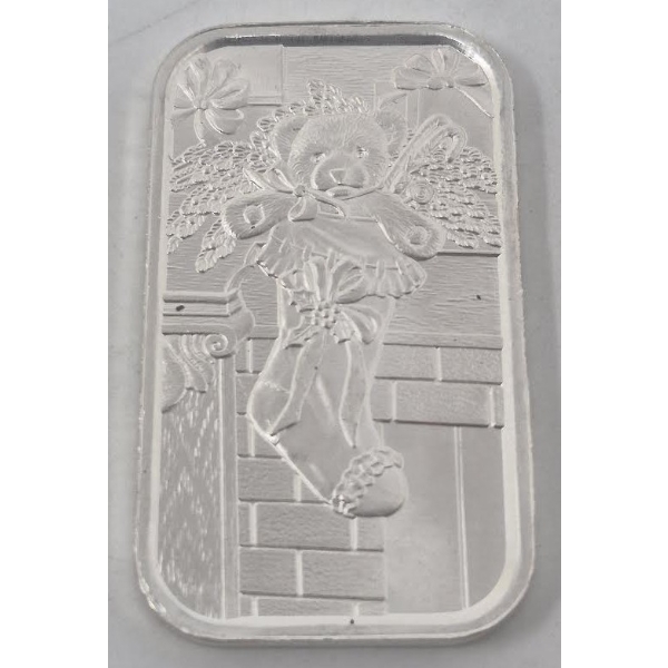 Vintage 1 Oz .999 Silver 1999 Art Bar 
