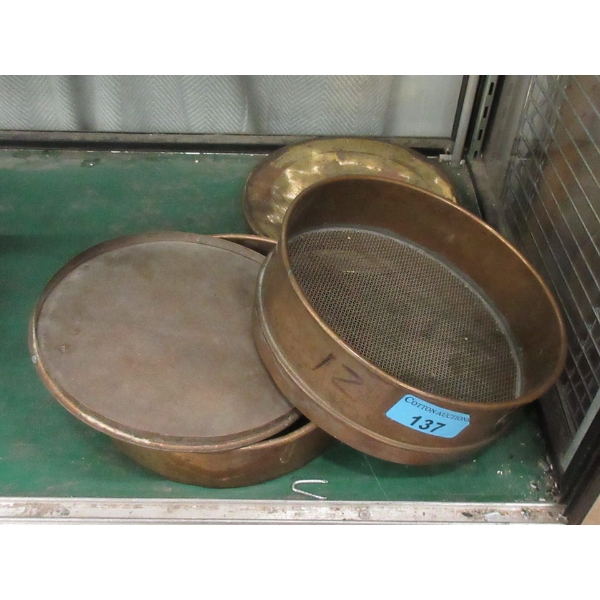 Tyler #12 Sieve with Pan and Lid for Gold Panning
