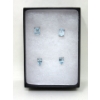 Image 2 : 2 New Pairs of Sterling Silver Blue Topaz Earrings