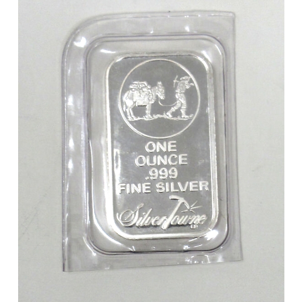 1 Oz .999 Silver SilverTowne Miner/Mule Bar 