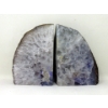 Image 1 : Polished Brazilian Crystal Agate Bookend Set