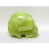 Image 4 : 230 Carat Jade Hand-Carved Skull