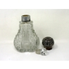 Image 4 : Large Antique Sterling Silver Topped Perfume Bottle