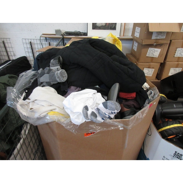 Skid of Overstock & Customer Return Clothing - As Is