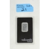 Image 1 : 5 Gram .9995 Fine Platinum Valcambi Suisse Certified Bar 