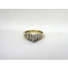 Image 2 : 14 KT Yellow Gold Diamond Ring with Marquise Centre Diamond