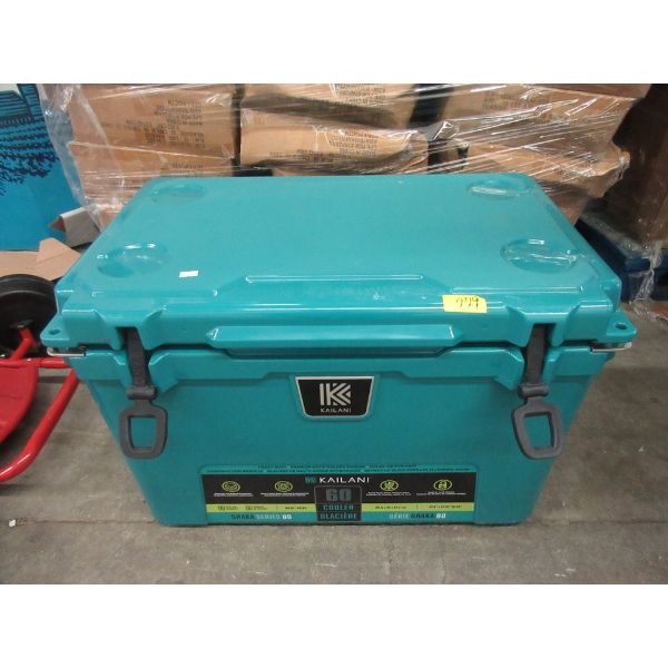 Blue Kailani Roto-Molded Shaka Series 60 Cooler