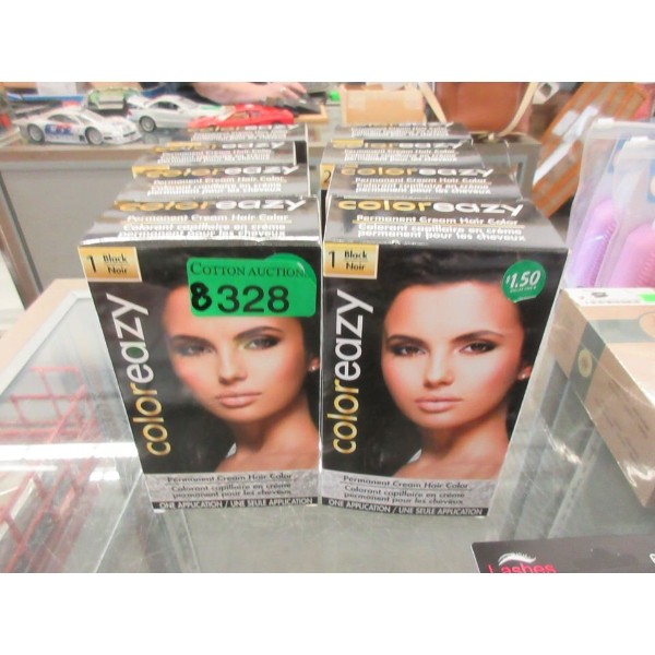 8 New Coloreazy Permanent Hair Colour - Black