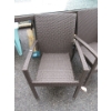 Image 3 : Large Glass Topped Patio Table & 4 Chairs
