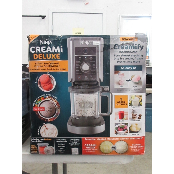 Ninja Creami Deluxe Ice Cream & Frozen Drink Maker