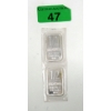 Image 1 : Uncut 2 x 1/2 Oz .999 Silver NWTM Bars 