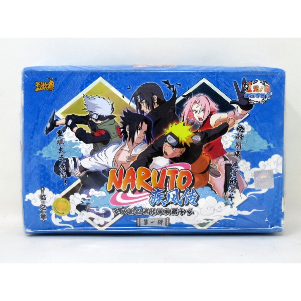 New Sealed Box of 180 Naruto Anime Cards