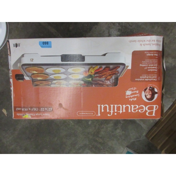 Drew Beautiful Extra Large Electric Griddle