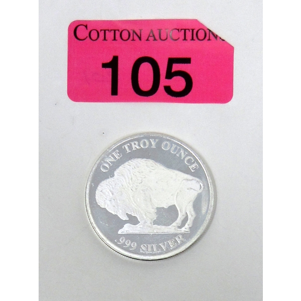 1 Oz .999 Silver Asahi Mint Art Round  