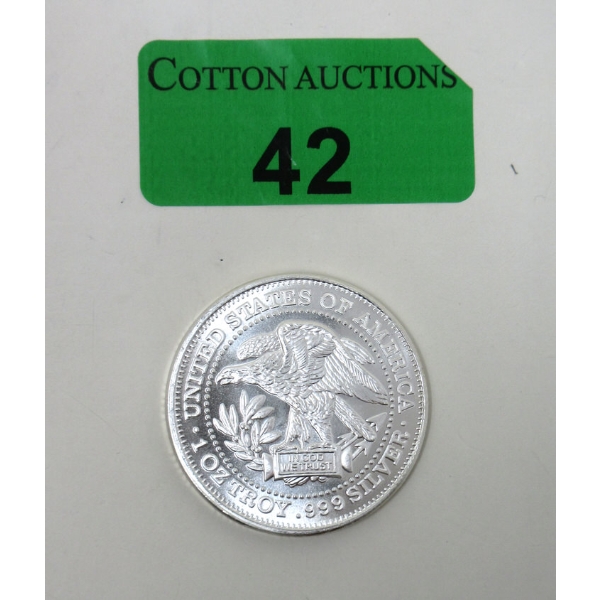 1 Oz .999 Silver USA Eagle Round 