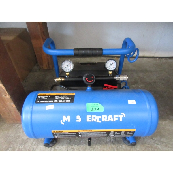 Mastercraft 1/3 HP Portable Air Compressor