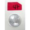 Image 1 : NEW 1 Oz .9999 Silver 2024 Maple Leaf Coin 