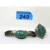 Image 1 : Sajen .925 Silver & Gemstone Ring & Toggle Bracelet