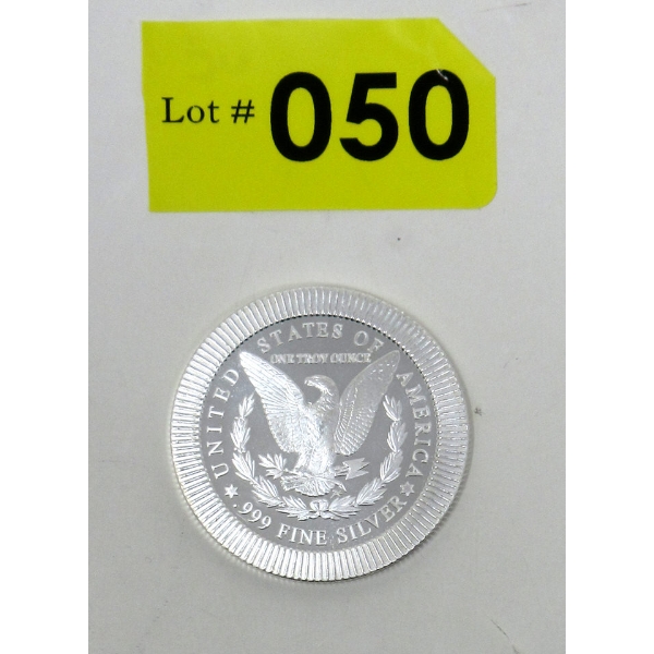 1 Oz .999 Silver E.Pluribus.Unum Round 