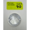 Image 1 : 1 Oz .999 Silver First Majestic Aztec Round