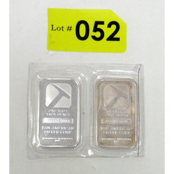 Uncut 2 x 1/2 Oz .999 Silver NWTM Bars 