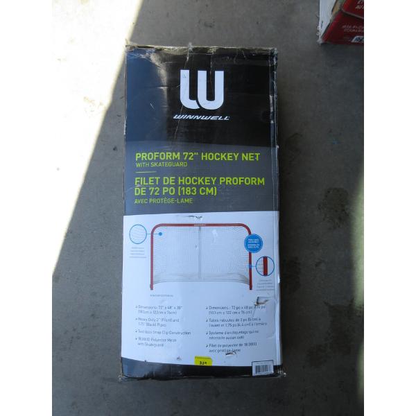 Winwell Proform 72  Hockey Net with Skate Guard