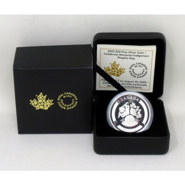 1 Oz .9999 Silver Celebrate National Indigenous Peoples Day Coin