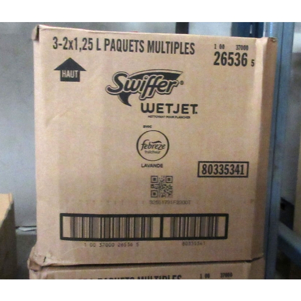 Case of 6 Swiffer Wet Jet Refills - Febreze Lavender