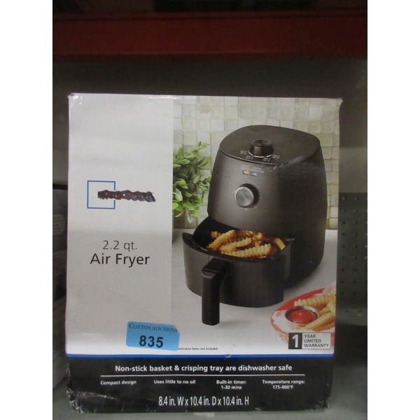 Mainstays 2.2 Quart Air Fryer - Black