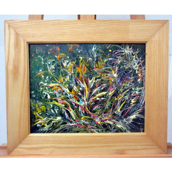 Signed Shirley Kolb Oil on Board - "Rejoice"