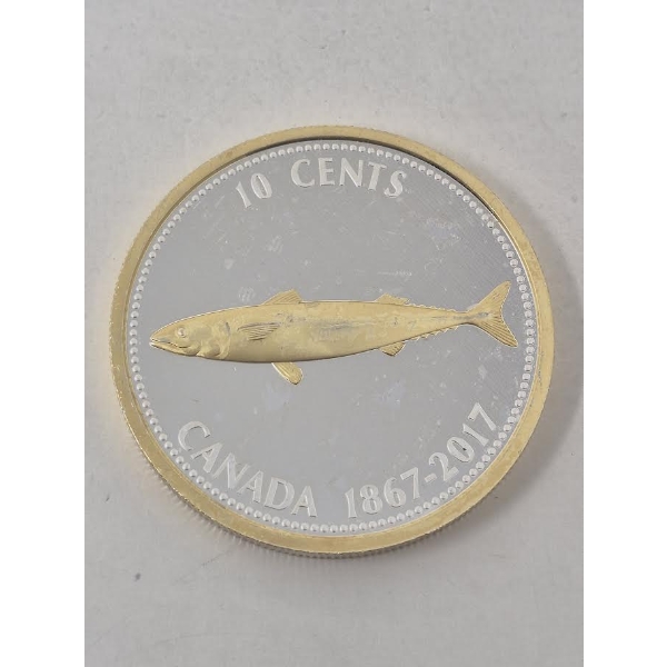 5 Oz .9999 Silver 2017 Big Coin Series: Mackerel Coin 
