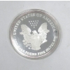 Image 2 : 8 Troy Ounce .999 Silver 1990 Walking Liberty Round 