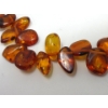 Image 4 : Tray of Amber Resin Jewelry - Preowned