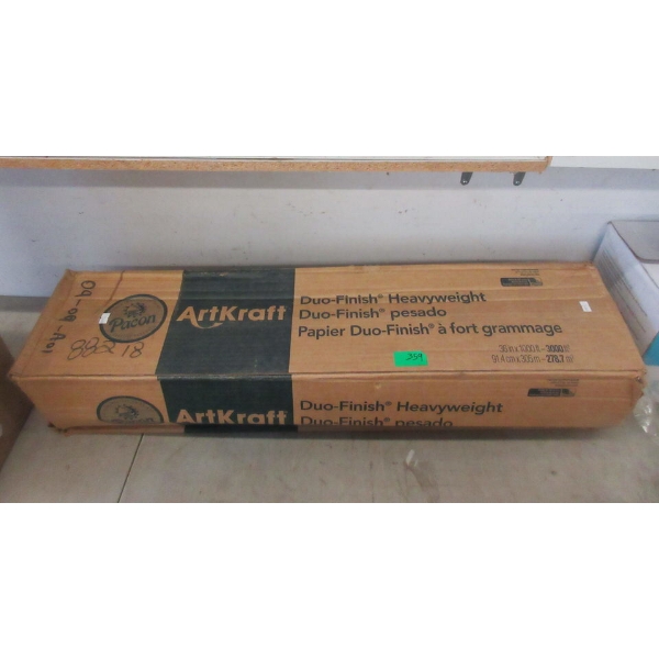 1000' Roll of Red Pacon ArtKraft Duo-Finish Paper