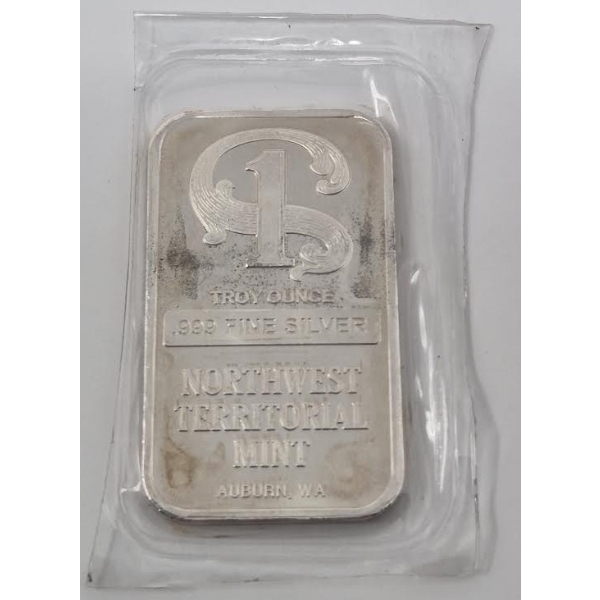 1 Oz .999 Silver NWTM Bar 
