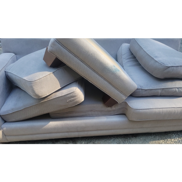 Grey Fabric Customer Return Sofa