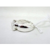 Image 5 : Three .925 Sterling Silver Crystal Gemstone Rings